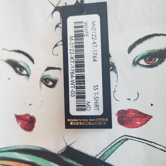 OVO Yacht Club Te Cloud Blue Men White Tshirt New in Medium - Picture 5 of 10